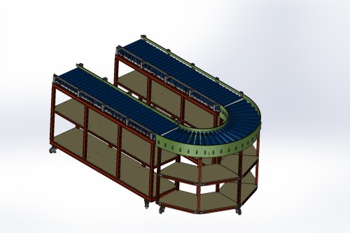 Kurve Rulolu Konveyörler